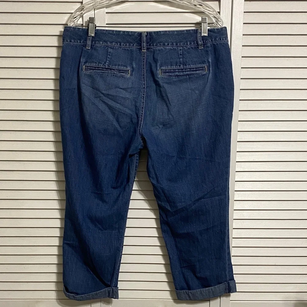 LOFT medium wash cropped Jeans